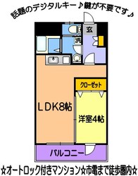 ライズ神水の物件間取画像